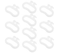 Baluue 10pcs 50l Thickened Plastic Bucket Handles Replacement Grip Kit for Household and Outdoor Water Buckets Sturdy Carry Handles for Pails and Utility