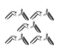 Baluue 10pcs Adjustable Silver Alloy Nail Rings for Women Removable Fingertip Nail Guards with Comfortable Wear, Stylish Retro Design for Home Chores and Social Events