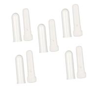 Baluue 10pcs Aromatherapy Empty Tubes Refillable Essential Oil for Go Breathing Relief for Aromatherapy and