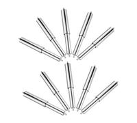 Baluue 10pcs Commercial Stainless Steel Spring Loaded Toilet Paper Holder Replacement Rod Adjustable Paper Spindle for Bathroom Dispenser Compact Chrome Roller