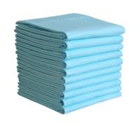 Baluue 10pcs Disposable Underpad Sheet Protector Disposable Non-Woven Fabric Double Layer Blue for Sleeping Pad Changing Diapers Elderly Dogs