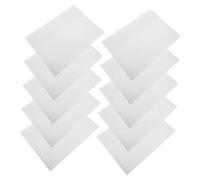 Baluue 10pcs Document Folder Thickened PP File Bag with Button Snap Closure Tear-Resistant Office File Organizer for School Meeting and Daily Archiving