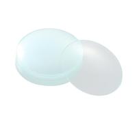 Baluue 10pcs Glass Laboratory Beaker Cover for Chemical Experiments with Smooth Edges Suitable as Lid or Evaporating Dish for Home and Classroom Use