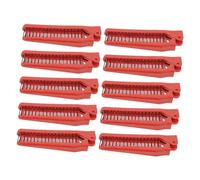 Baluue 10pcs Plastic Folding Comb Portable Hair Styling Tool for Straight Wavy and Curly Hair Foldable Travel Pocket Comb for Quick Detangling and Sleek Look at Home Salon