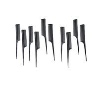 Baluue 10pcs Professional Hair Cutting Comb Men Antistatic Barber Comb for Hair Salon Curly