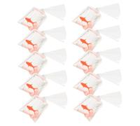 Baluue 10pcs Resin Goldfish Bag Charms Pendant for DIY Jewelry Making Creative Small Fish in Transparent Water Bag Accessories for Earrings Necklace Bracelets Red Color Craft Supplies