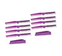 Baluue 10pcs Static Portable Folding Comb for Hair Double-sided Hair Brush for Travel Compact Design for Salons and Home Use