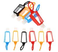Baluue 10pcs Travel Bottles with Silicone Hand Holder for Perfume Lotion Dispenser Portable Sub-packing Containers for Toiletries Backpacks Gym Bags Mixed Colors