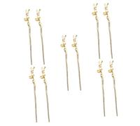 Baluue 10pcs Vintage Chinese Hairpins Geometric Irregular Hair Sticks Elegant Hair Jewelry Accessories for Women for Updos and Special Occasions