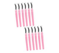 Baluue 12pcs Eyelash Brushes Soft Tips for Mascara Application and Lash Combing Portable Makeup Tool for Travel and