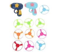 Baluue 12pcs Outdoor Flying Disc Cat Set, Interactive Plastic Launcher for Kitten and Cat, Stimulates Hunting Instincts and Intelligence Boost, for Beaches and Outdoor Play