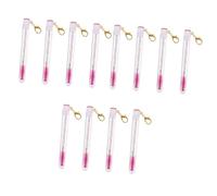 Baluue 12pcs Portable Eyelash Tube Makeup Brush Wands Eyebrow Brush Wands Lash Tools Kit
