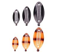Baluue 12pcs Resin Hair Clamps for Women Banana Combs for Makeup Shower and Hairstyles