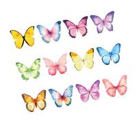 Baluue 12pcs Self-stick Notes Memo Pads Paper 20 Sheets Self-adhesive Mark the Focus for To-do Lists and Diary