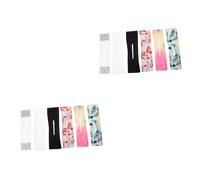 Baluue 12pcs Unique Printing Hair Bun Makers Woman Hair Bun Supple Material Long Curly