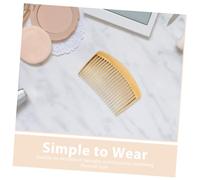 Baluue 12pcs Vintage Hair Side Combs Lightweight Plastic French Comb Clips with Teeth for Women Firm Hold Wedding Veil Hair Accessories Versatile Styling for Updo Bun Chignon