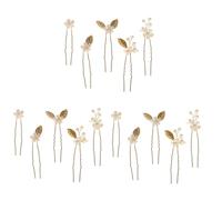 Baluue 15pcs Chic Wedding Hairpins Four-leaf Elegant Bridal Headpieces for Special Occasions Comfortable and Convenient Hair Accessories for Women