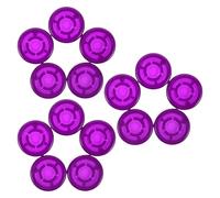 Baluue 15pcs Guitar Pedal Button Caps Abs Plastic Footswitch Cap for Effects Pedal Protection