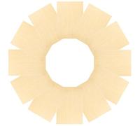 Baluue 15pcs Thin A5 Ash Wood Grain Flooring Sheets for DIY Diorama Building Materials, Sand Table Model House Floorboards for Architecture Model Craft Projects