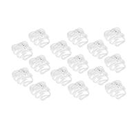 Baluue 15pcs Transparent Octopus Hair Claw Clips Large Plastic Jaw Clips for Women Lightweight Elastic Non-slip Hold for Buns Ponytails Summer Styling
