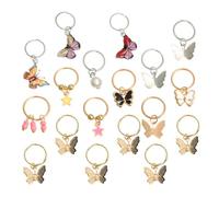 Baluue 18pcs Butterfly Braid Hair Accessories for Women Decorative Hair Jewels for Dreadlocks and Braids Easy to Use for Daily Charm and Style