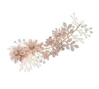 Baluue 1pc High-end Alloy Hair Decoration Elegant Bridal -wear Creative Design for Weddings Parties and Special Occasions Handmade Chinese Hairpin and Flowers Golden