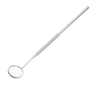 Baluue 1pc Magnifying Mirror for Makeup Steel Eyelash Extension Inspection Tool Silver Handheld Led Mirror for Women