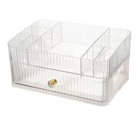 Baluue 1pcs Cosmetic Organizer Multiple Compartments for Makeup Desktop Storage Case for Efficient Space Management and Easy Access to Essentials