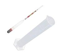 Baluue 1set Hydrometer for Accurate Wine Alcohol Includes Multi-functional Test Jar for Brewing Distillation for Whiskey Cordials and Liqueurs