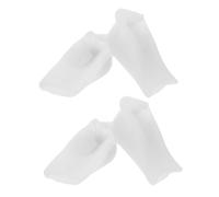 Baluue 2 Pairs Invisible Silicone Heel Lift Insoles Non-Slip Height Increasing Cushion Pads for Men and Women Soft Silicone Heel Protectors with Firm Grip for Comfortable Foot Alignment