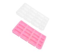 Baluue 2 Pcs Mini Brick Silicone Mold for DIY Sand Table Building Creative Miniature Brick Making Materials Use Craft Mold for Dollhouse Landscape and Garden Ornaments