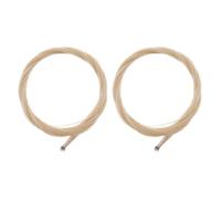 Baluue 2 Sets Violin Bow Hair Replacement with Horsehair for String Musical Instruments, Handcrafted Precision and Optimal Humidity Adaptation, for Repair and Maintenance Or Performance