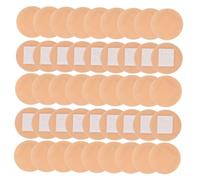 Baluue 200pcs Breathable Circular Bandages for Finger Wounds Non Stick Small Round Patches with Ergonomic Design for Knuckle and Fingertip Protection Hypoallergenic Skin Care Plasters