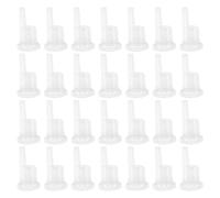 Baluue 200pcs Essential Oil Inner Dropper Plug Screw Cap for Bottles Pp Oil Bottle Plug Replacement for Precise Dosage Control and Freshness Preservation