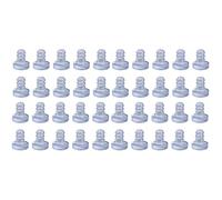 Baluue 200pcs Rubber Bumpers for Cabinet Door PVC Material Double Sided Adhesive Pads Collision Bumpers
