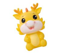 Baluue 2024 Dragon Year Vinyl Piggy Bank Shatter-Proof Coin Jar Decorative Zodiac Dragon Statue for Bedroom Ornament Tabletop Home Decor