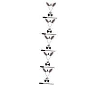 Baluue 20pcs Boy Girl Donkey Costume Headband Bowtie Tail Nose Adorable Animal Ears for Halloween Cosplay Dress-up Parties Soft Skin-friendly for Boys and Girls