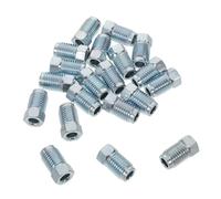 Baluue 20pcs Brake Line Connector Replacement Threads Brake Union Fittings Assortment Grey