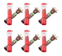 Baluue 20pcs Christmas Packing Boxes Reusable Paper Boxes Xmas Candy Holder Wrapping Small Case Decorative Festive Party Cookie Multi-function Storage Case for Giving