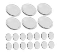 Baluue 20pcs Eyelash Extension Pads Silicone Lash Gel Pads Lash Holder Tray for Makeup Eyelash Grafting Tool