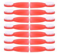 Baluue 20pcs Finger Sleeve Toothbrush Prison Toothbrush Plastic with Finger Sleeve Design Minimizes Safety Risks Better Grip and Control for Individuals with Sensitive Gums in Prisons