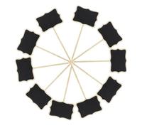 Baluue 20pcs Mini Chalkboard Signs with Stand for Buffet Food Labels Lightweight Portable Blackboard for Parties Craft Fairs Home and Office Clear High-Contrast Message Boards