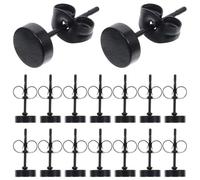 Baluue 20pcs round Shaped Ear Studs Unisex Ear Decoration Fashion Titanium Steel Not Easy to Change Color High Brightness Lightweight Men Women Attending Parties