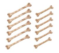 Baluue 20pcs Small Artificial Bones Charms for DIY Necklace Making Simulation Bone Decor for Halloween Party Prank Props and Adults Realistic Miniature Hanging Pendants