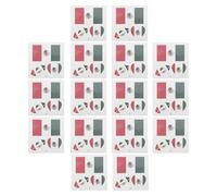 Baluue 20pcs Temporary Tattoos - Soccer Face Stickers for Football Fans - Usa Canada Mexico Flag Tattoo Sticker for Game Day, Sports Event Decorations, Patriotic Party Favors