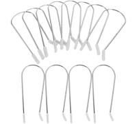 Baluue 20pcs White Hot Curler Clips Replacement for Hair Rollers Comfortable and Easy to Use for Perming Your Own Hair at Home Or Storing in Travel Random Color