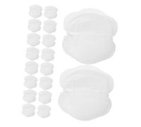Baluue 24pcs Disposable Ultra-Absorbent Maternity Breastfeeding Pads Postpartum Breast Cushions Thin Breathable Pads for Mothers White