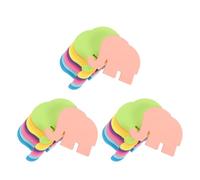 Baluue 24pcs Mini Cartoon Elephant Memo Pads with Strong Adhesive, Portable Self-stick Paper Notes for School and Office Use, Animal Theme Stationery Accessories