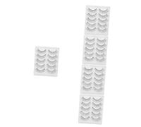 Baluue 25pairs Chemical Fiber Fake Lashes for Natural Eye Beauty Super Soft and Reusable Eye Makeup Lashes for Home and Professional Use