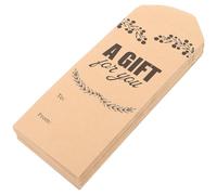 Baluue 25pcs Vintage Kraft Paper Envelopes for Cards Stationery Mailing Rustic Blank Writable Envelopes for Cash Ticket Postcard Wedding